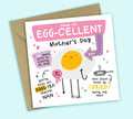 Funny Nan Mother's Day Card • Have An Egg-cellent Mother's Day • Egg Joke • For Nan