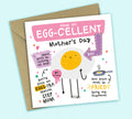 Funny Stepmum Mother's Day Card • Have An Egg-cellent Mother's Day • Egg Joke • For Stepmum