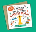 Funny Christmas Card • From The Dog • Dog Puns