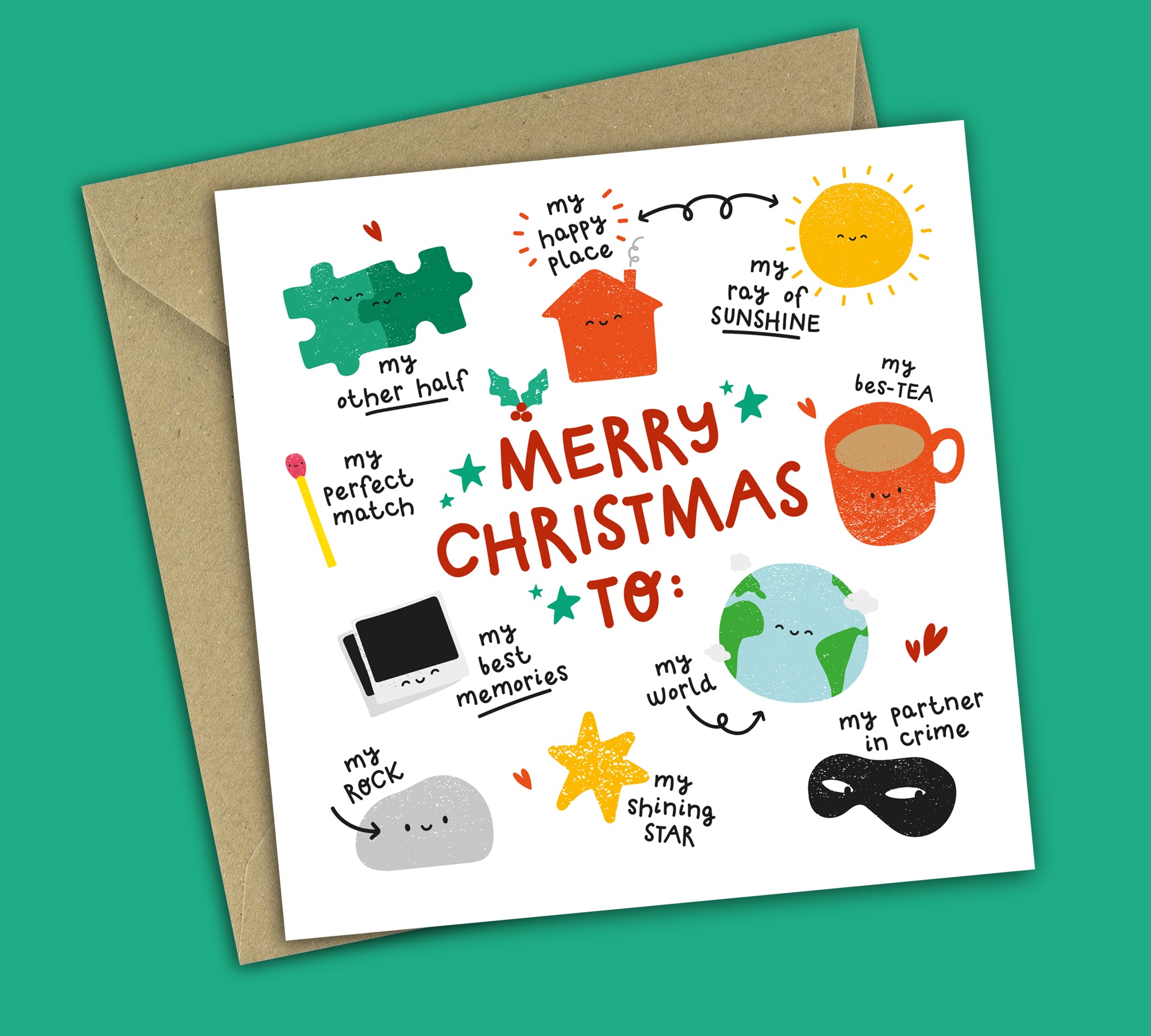 Funny Christmas Card • All The Things You Are • For Friend