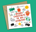 Funny Christmas Card • All The Things You Are • For Husband