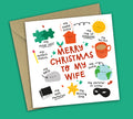 Funny Christmas Card • All The Things You Are • For Wife