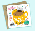 Funny Birthday Card • Tea Puns • For Auntie