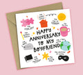 Funny Anniversary Card • All The Things You Are • For Boyfriend