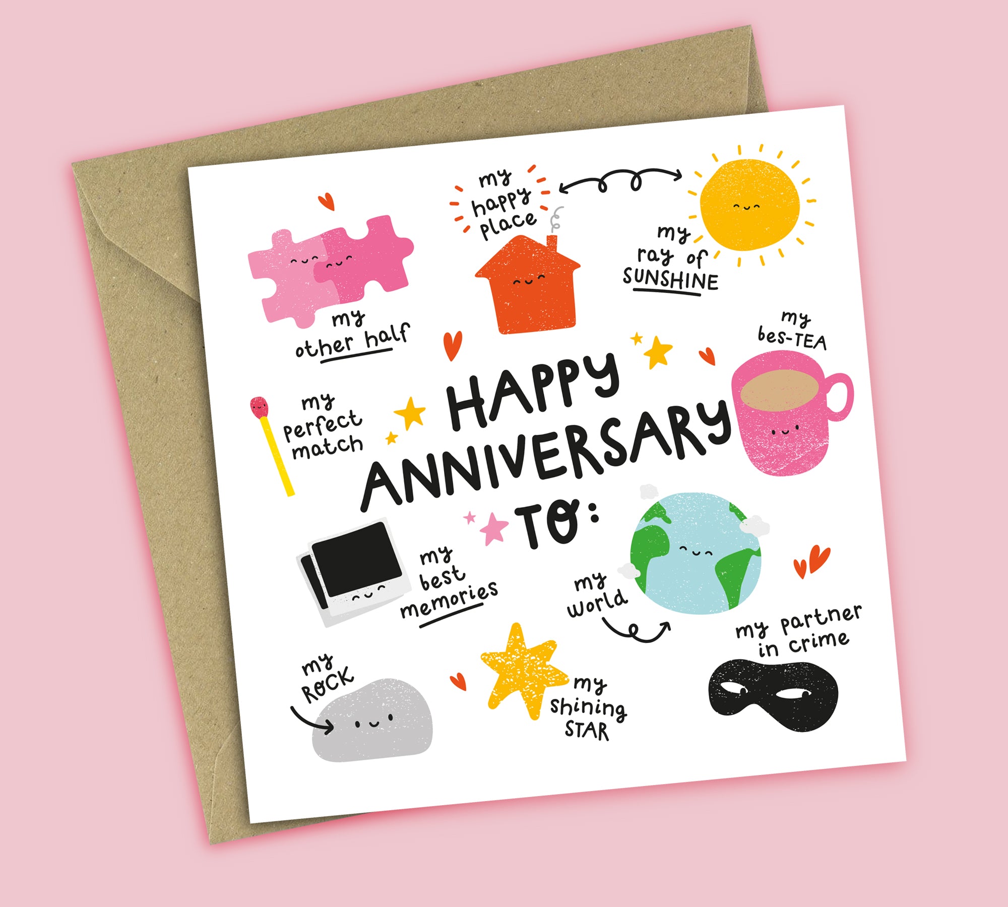 Funny Anniversary Card • Happy Anniversary To • All The Things You Are