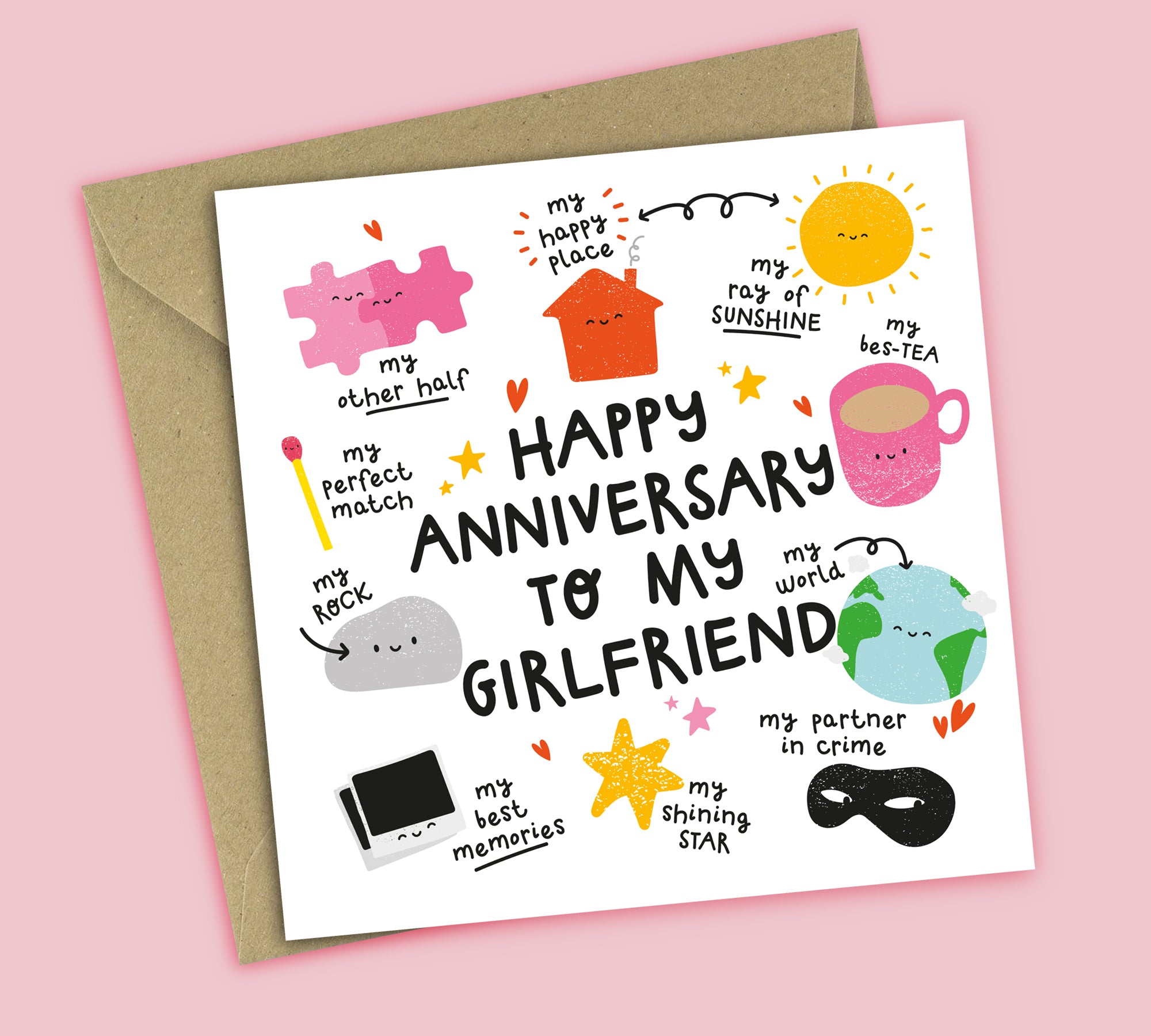 Funny Anniversary Card • All The Things You Are • For Girlfriend