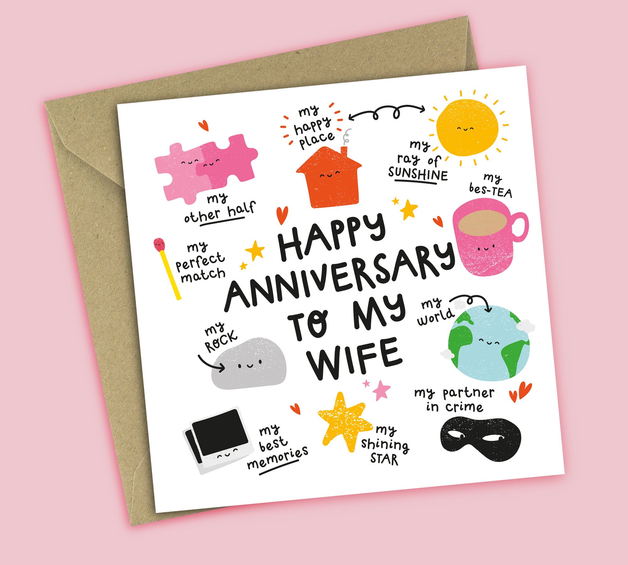 Funny Anniversary Card • All The Things You Are • For Wife
