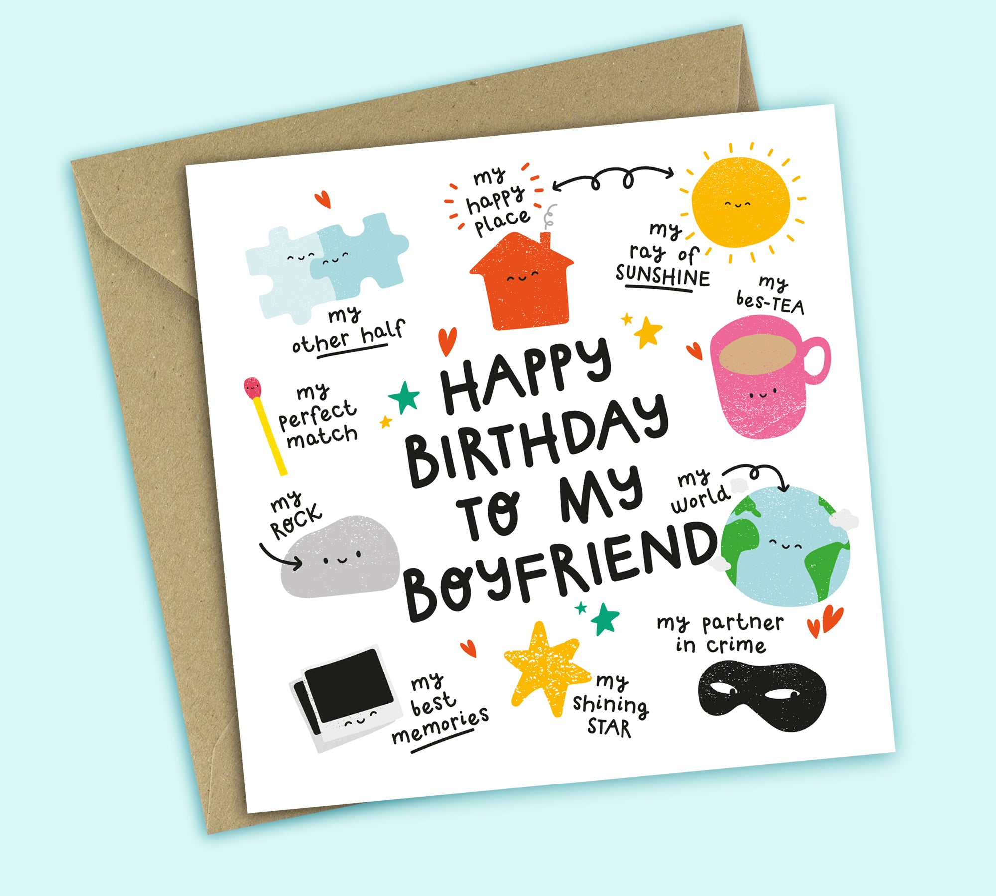 Funny Birthday Card • All The Things You Are • For Boyfriend