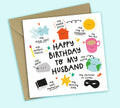 Funny Birthday Card • All The Things You Are • For Husband
