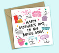 Funny Mother's Day Card • All The Things You Are • For Stepmum • Bonus Mum
