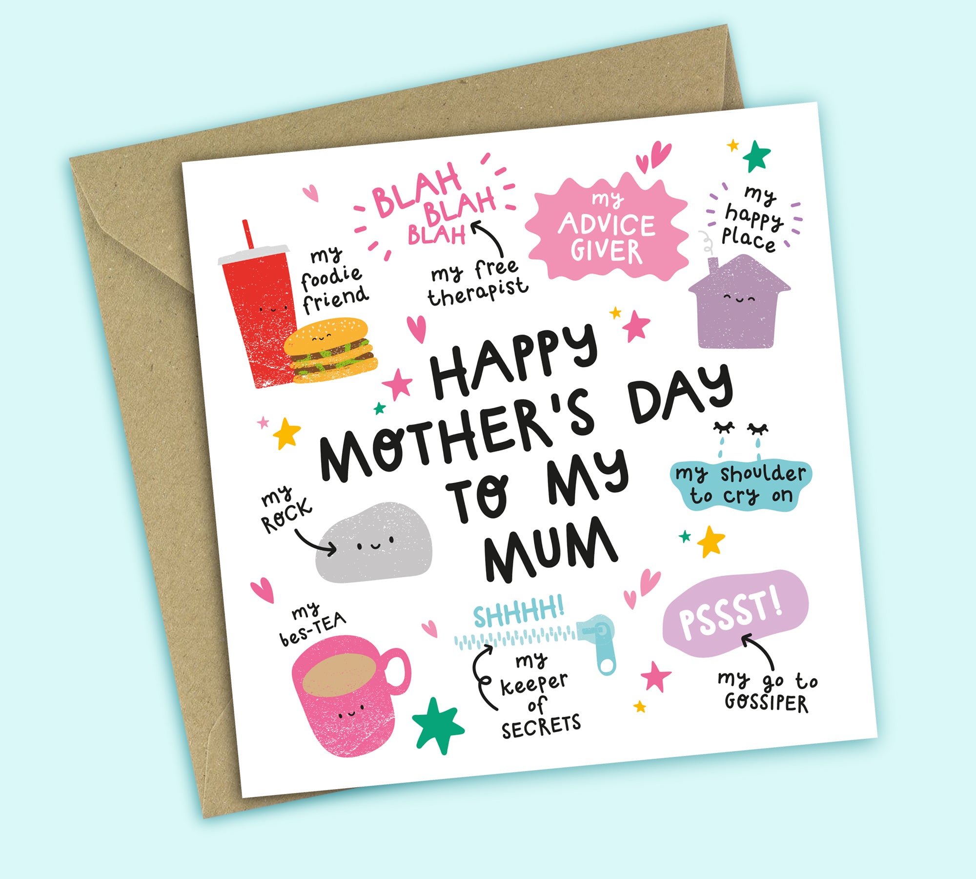 Funny Mother's Day Card • All The Things You Are • For Mum