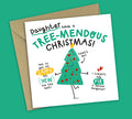 Funny Christmas Card • Tree Pun • For Daughter