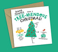 Funny Christmas Card • Tree Pun • For Grandparents