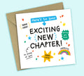 Funny Good Luck Card • Exciting New Chapter