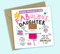 Funny Mother's Day Card • To My Fabulous Daughter • Ice Lolly Pun • For Daughter