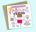 Funny Mother's Day Card • To My Fabulous Friend • Ice Lolly Pun • For Friend