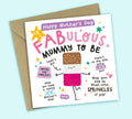 Funny Mother's Day Card • To A Fabulous Mummy To Be • Ice Lolly Pun • For Mummy To Be