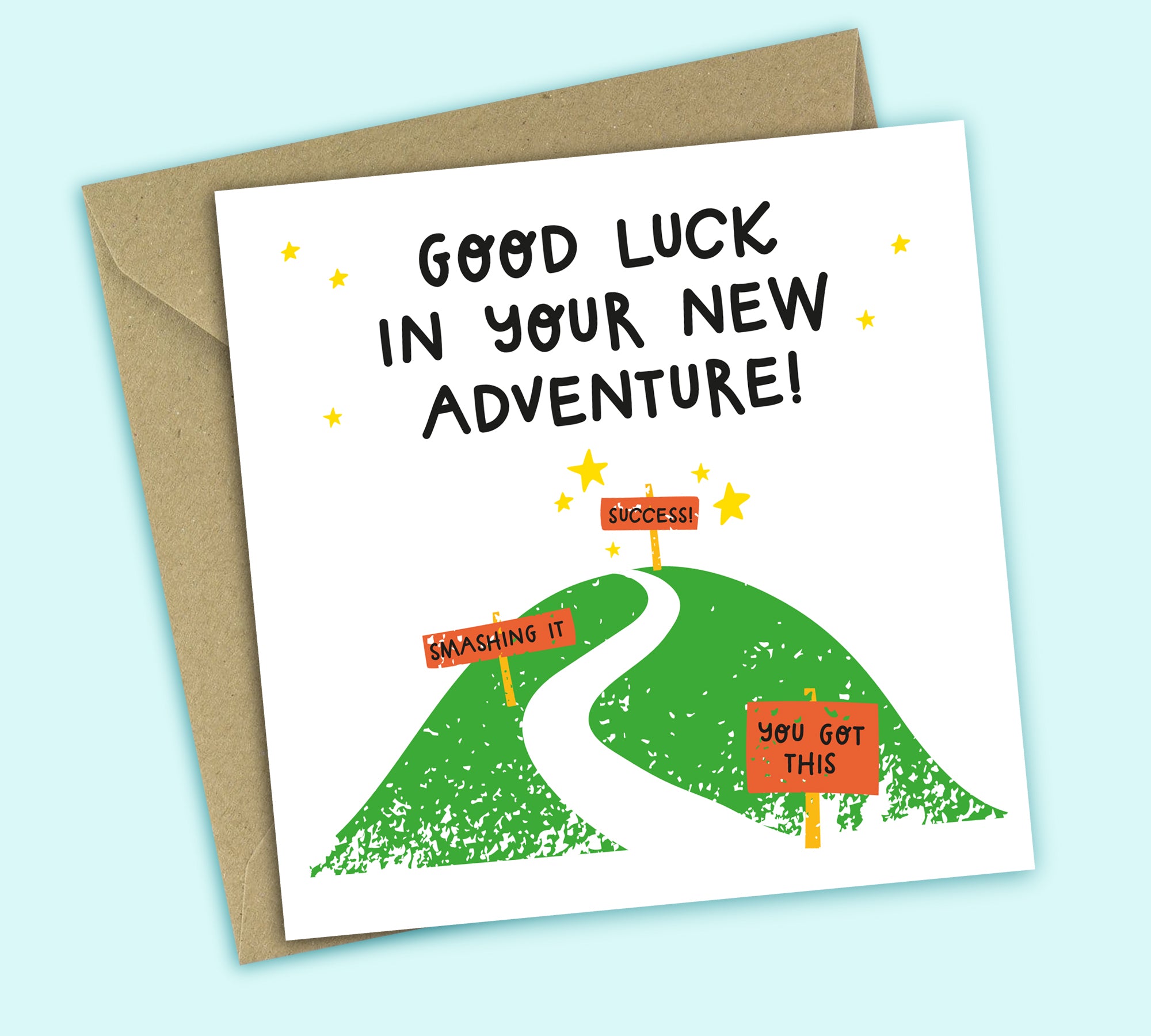 Funny Good Luck Card • New Adventure