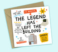 Funny New Job Card • Left The Building