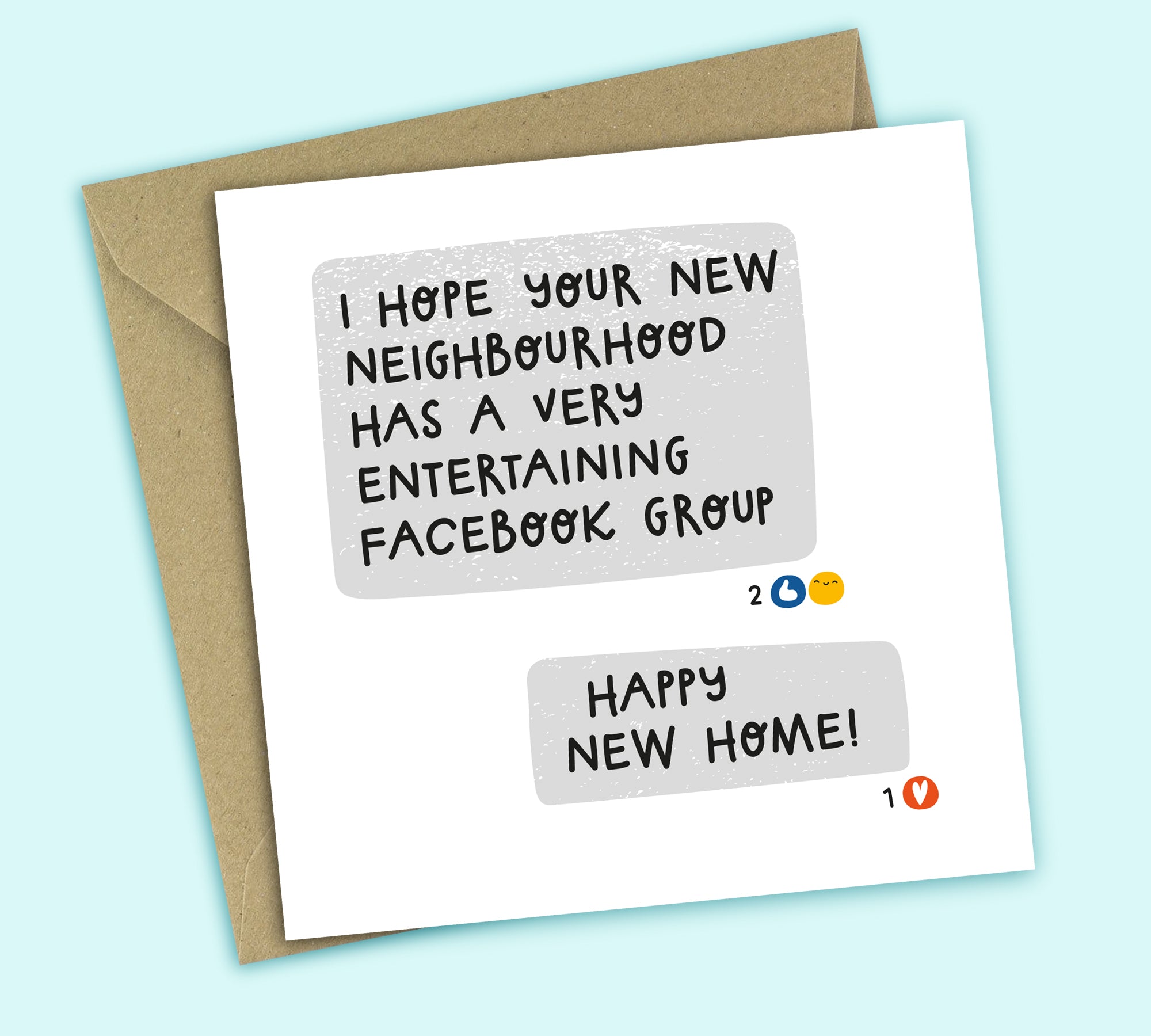 Funny New Home Card • Entertaining Facebook Group