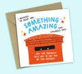 Funny Postbox Father's Day Card • Something Amazing • For Dad