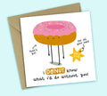 Funny Thank You Card • Donut