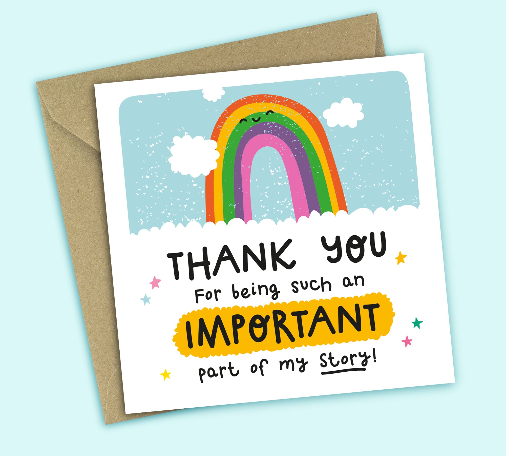 Funny Thank You Card • Important Part Of My Story