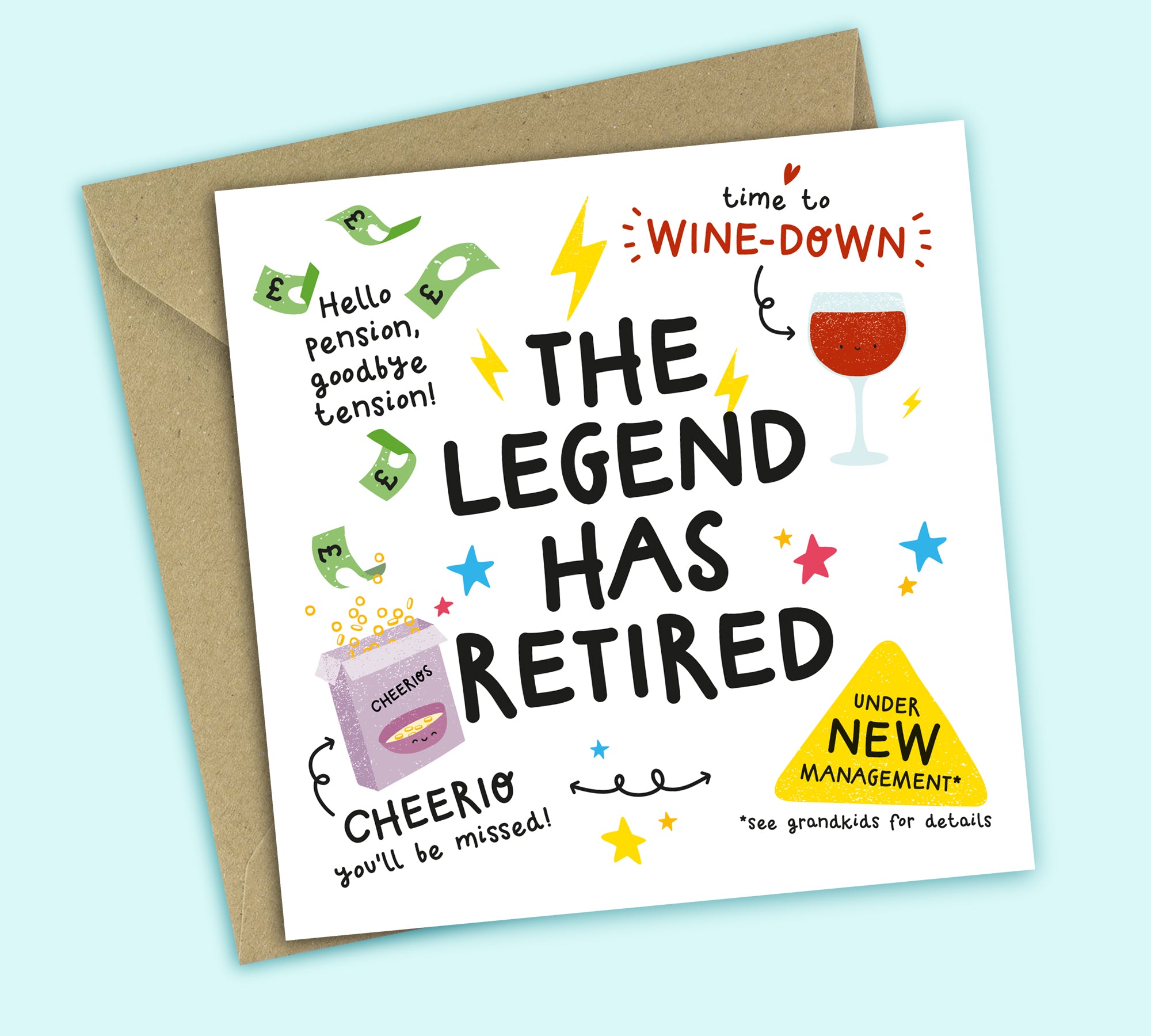 Funny Retirement Card • The Legend Has Retired