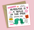 Funny Wedding Card • Jurassic Park